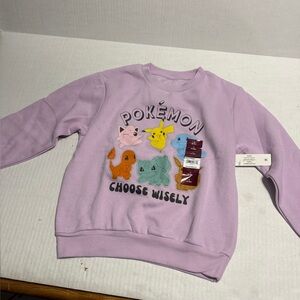 Pokémon 'Choose Wisely' Lilac Kids Sweatshirt